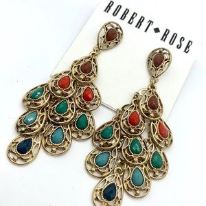 NWT Robert Rose Earrings